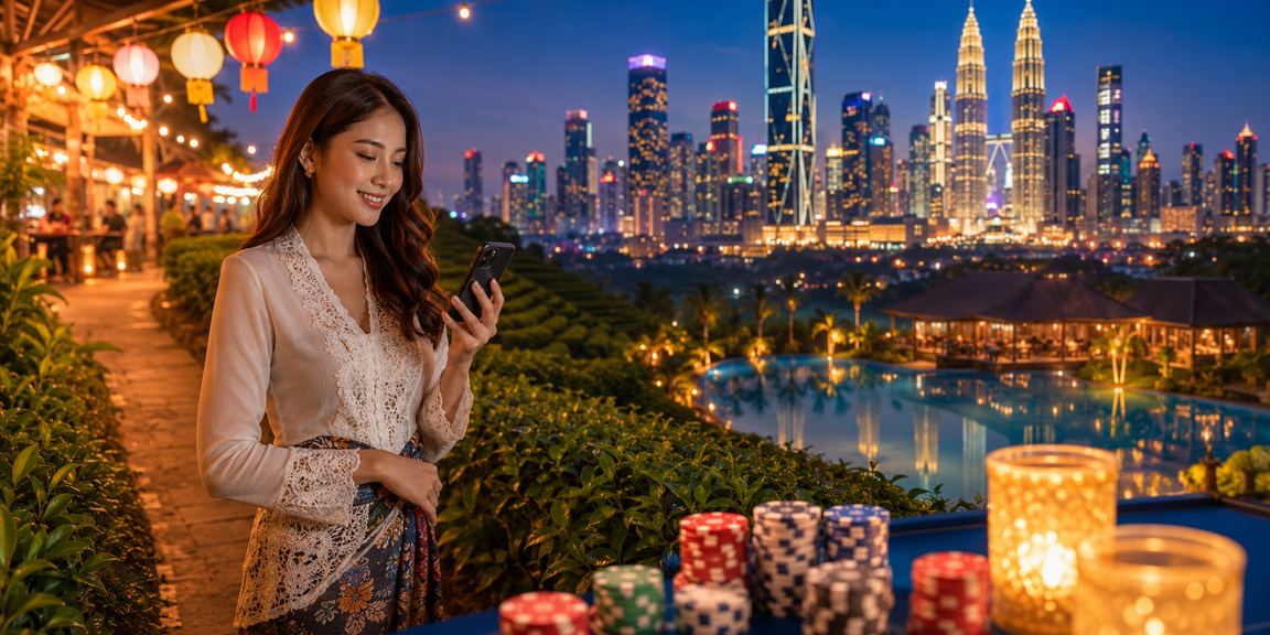 Pengguna Kuala Lumpur menggunakan ciri kawalan diri platform 5600 di telefon mudah alih